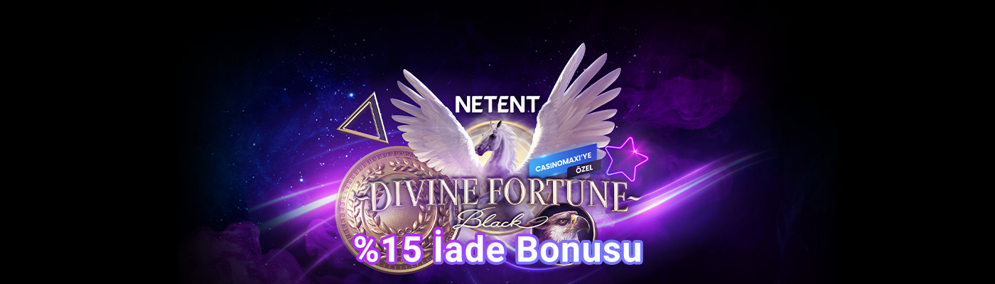 Yeni ve Özel Slottan %15 İade Bonusu netent divine fortune